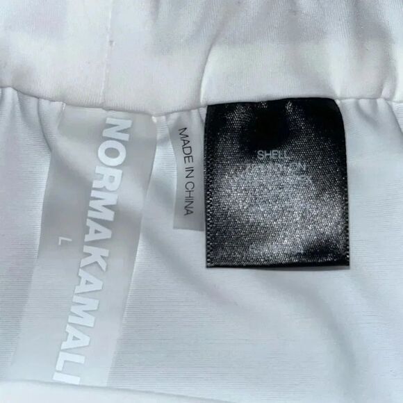 NWT women’s NORMA KAMALI X REVOLVE Banded swim suit Bottom in White SIZE LARGE - Picture 8 of 8